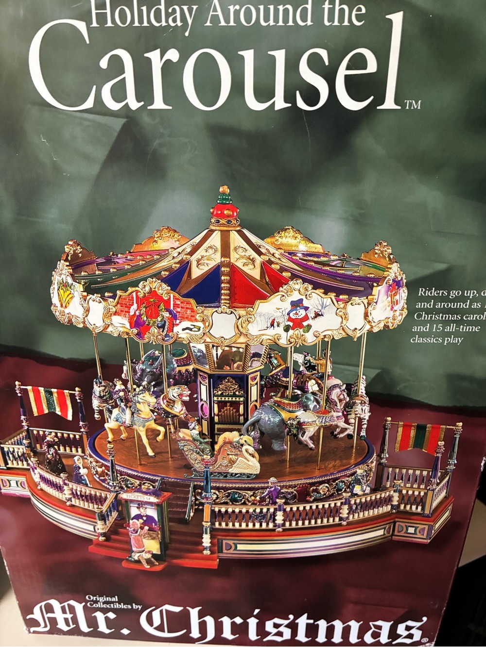 Mr. Christmas Holiday Around the Carousel